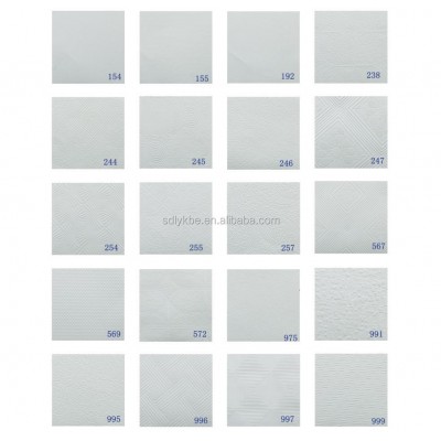 Moisture Proof Pvc Laminated Ceiling Gypsum Board Perforated Drywall Plasterboard